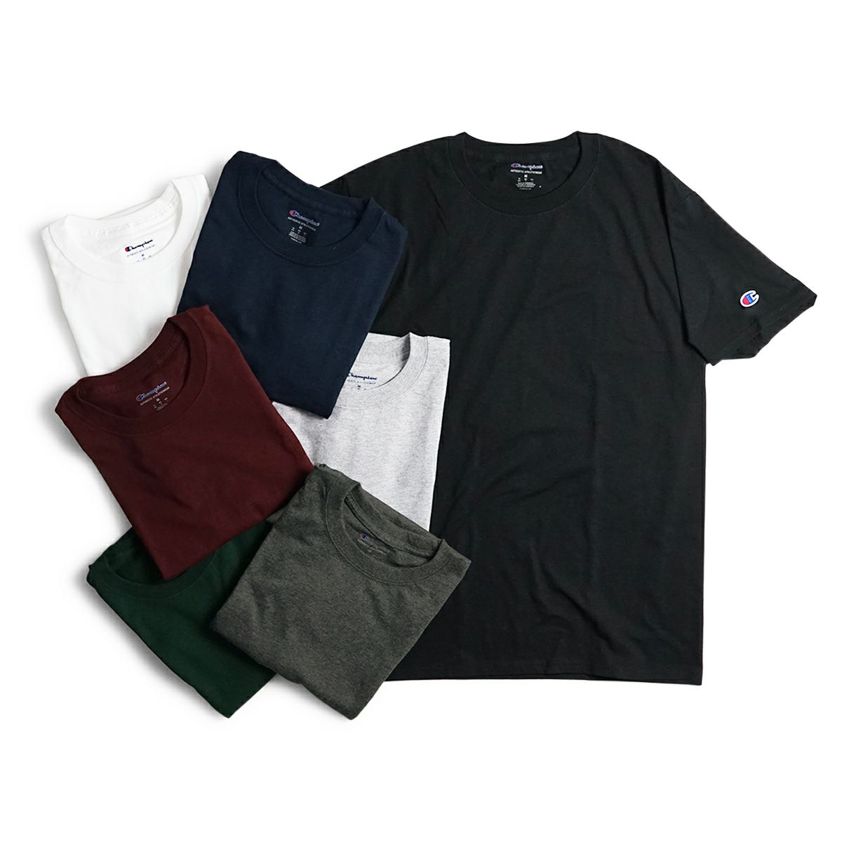 チャンピオン Tシャツ（T425 ホワイト） 商品全体画像