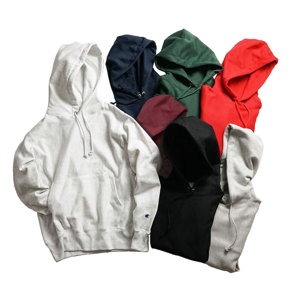 Champion #S101 リバースウィーブ パーカ（単色青タグ） イメージ