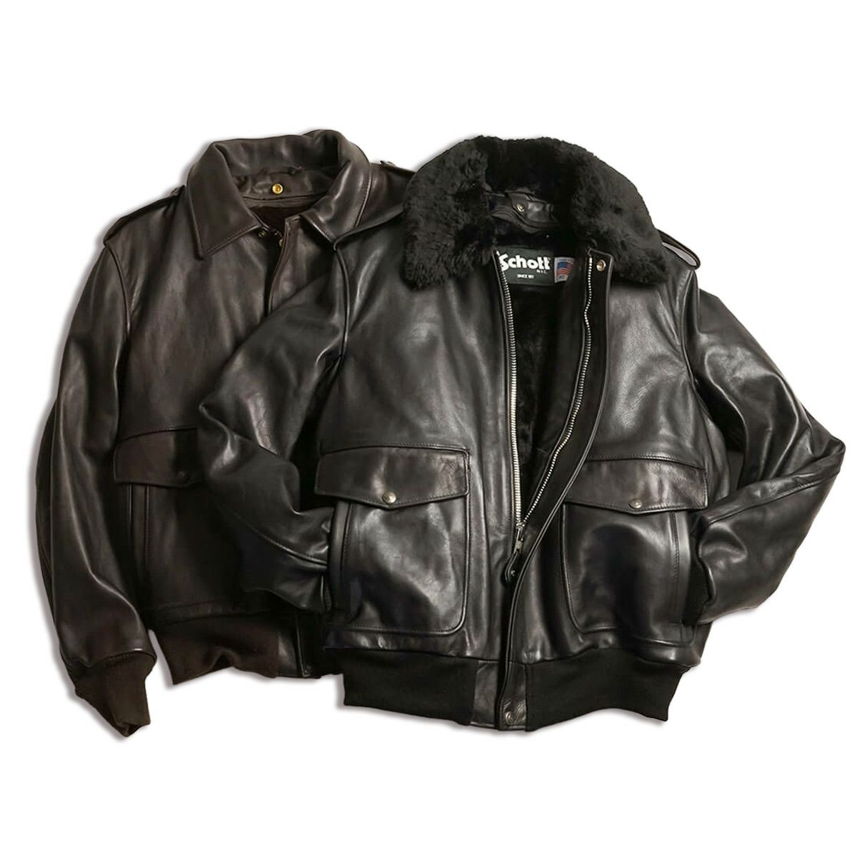 SCHOTT 184SM A-2 レザーフライトジャケット アメリカ製