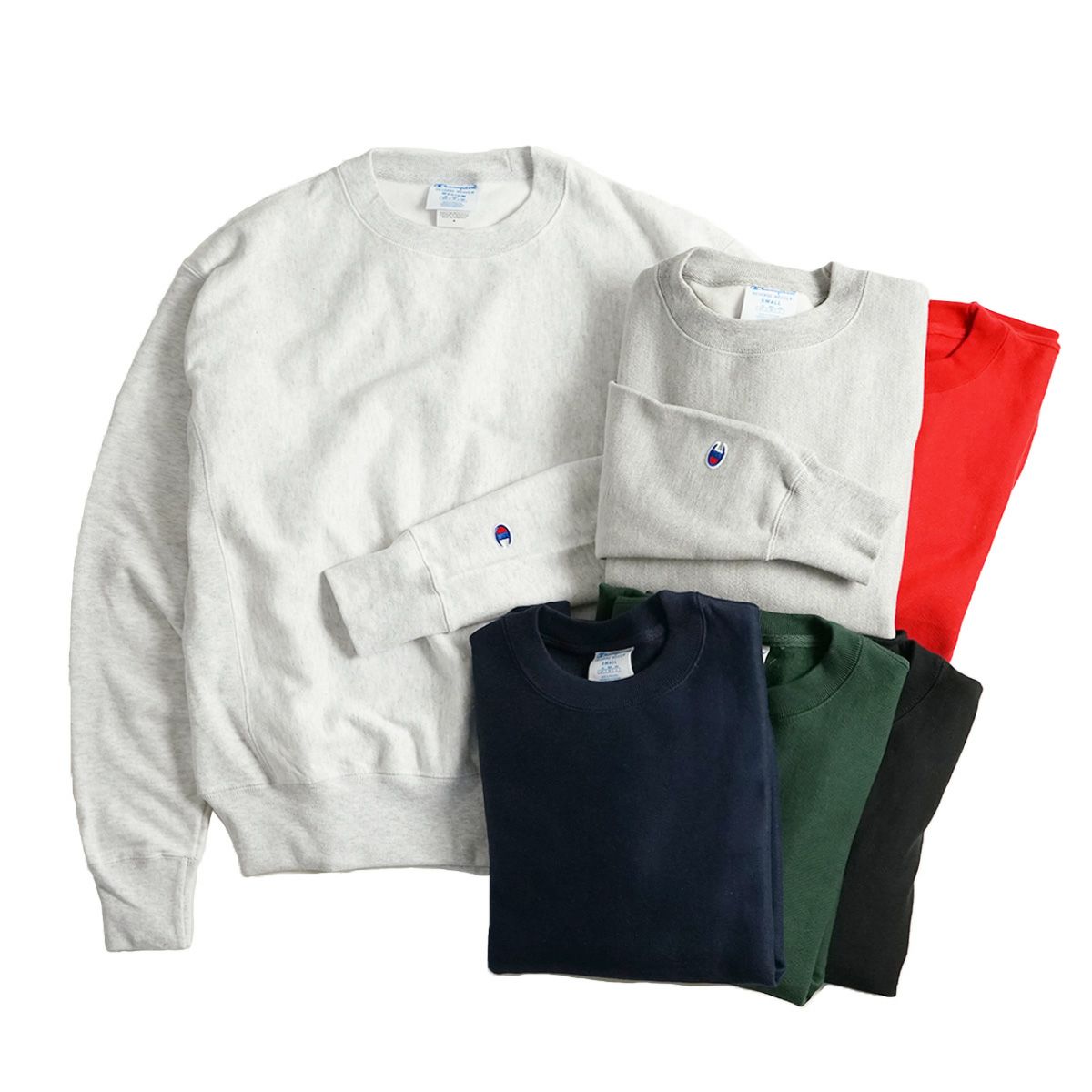 Champion リバースウィーブ クルーネックスウェット USA流通モデル