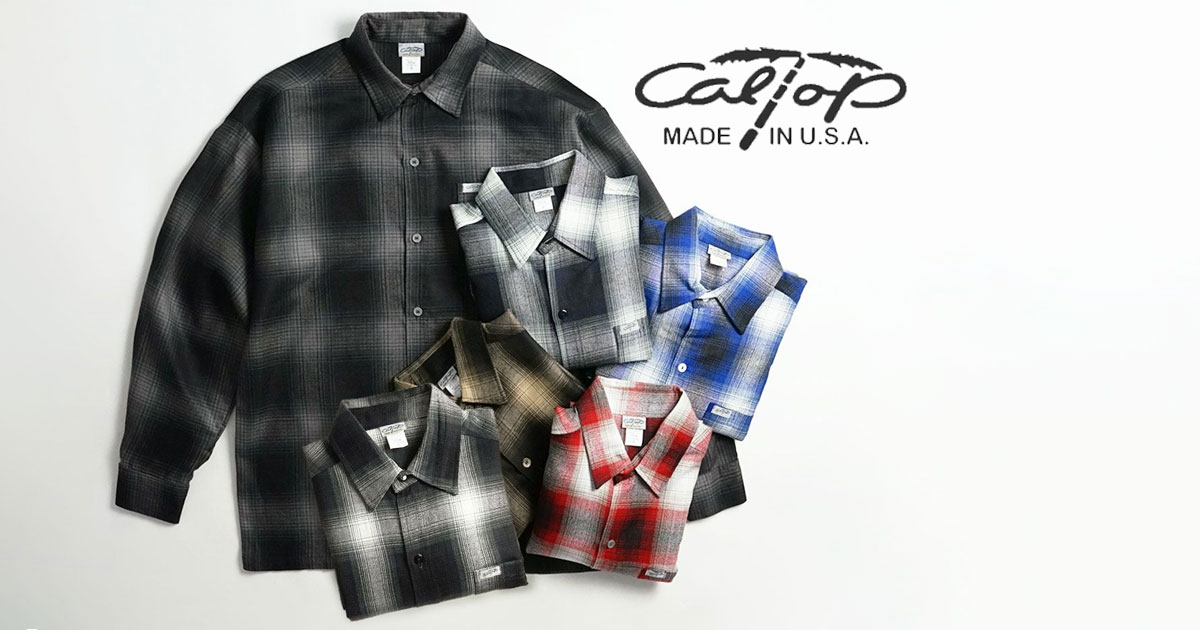 CALTOP｜キャルトップの通販 オンブレチェックシャツ、オープンカラー