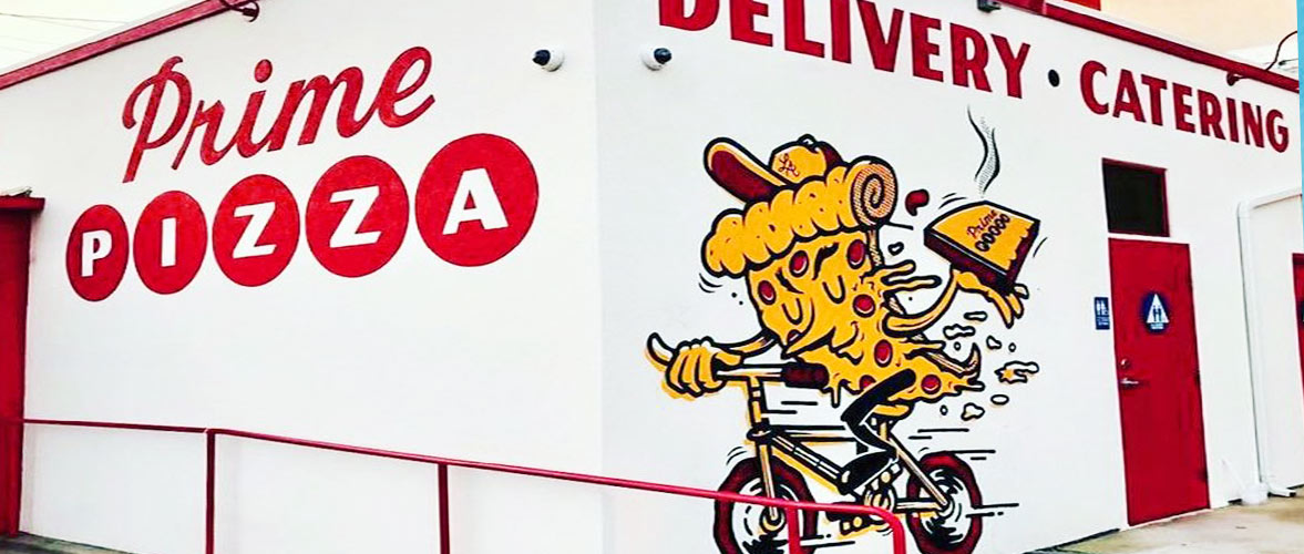 プライムピザ Prime PIZZA 半袖 Tシャツ バイシクル マップ