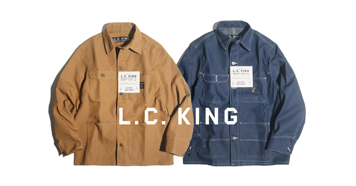 LC KING カバーオール L.C.KING L.C.キング LOT45LC カバーオール リジッドデニム MADE IN