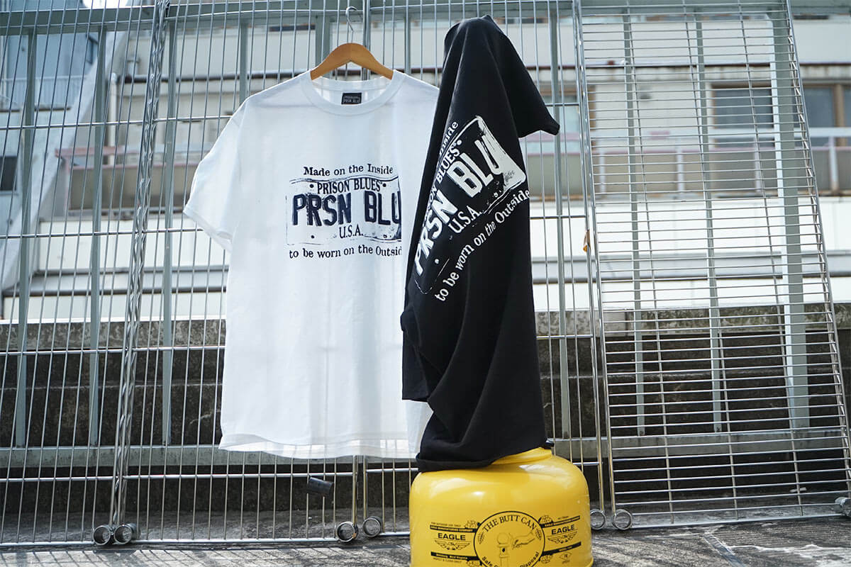 プリズンブルース PRISON BLUES 半袖 USA プレートロゴ Tシャツ プリントTシャツ USA PLATE LOGO T-SHIRTS
