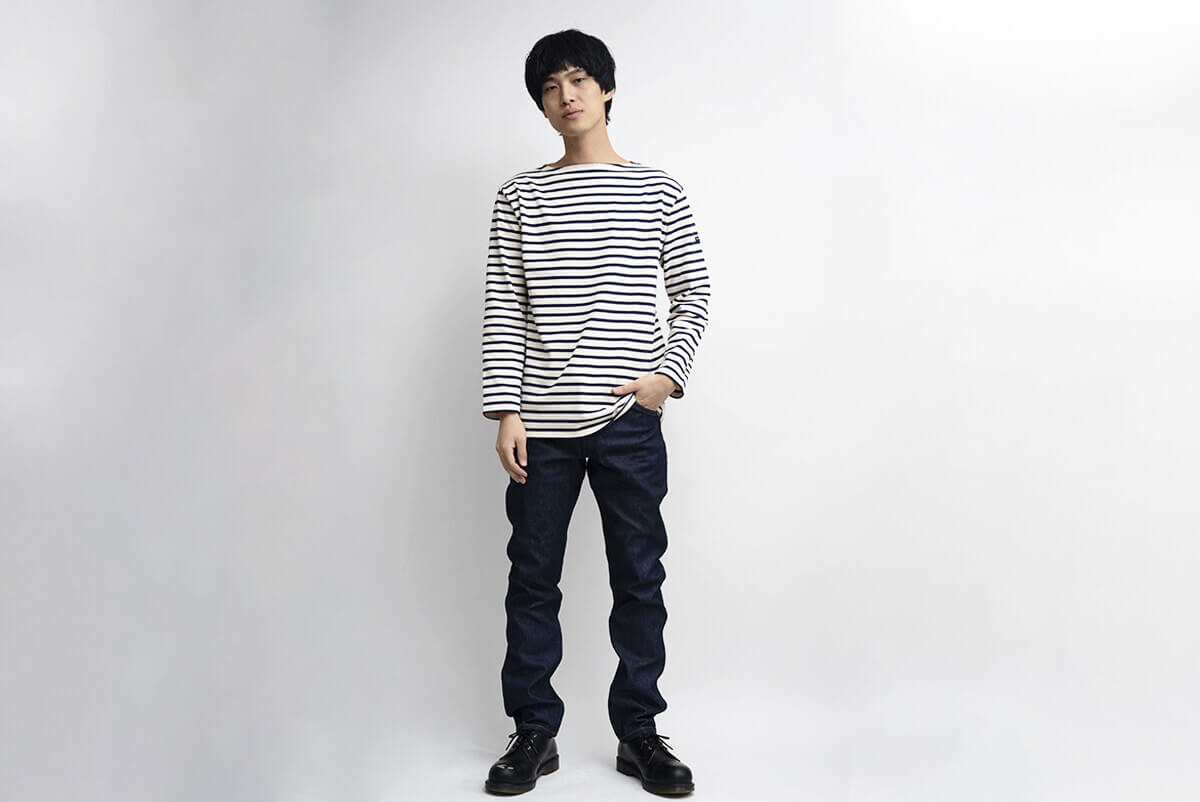 SAINT JAMES OUESSANT NAVAL PIRIAC セントジェームス ウエッソン ナバル ピリアック バスクシャツ コットンシャツ