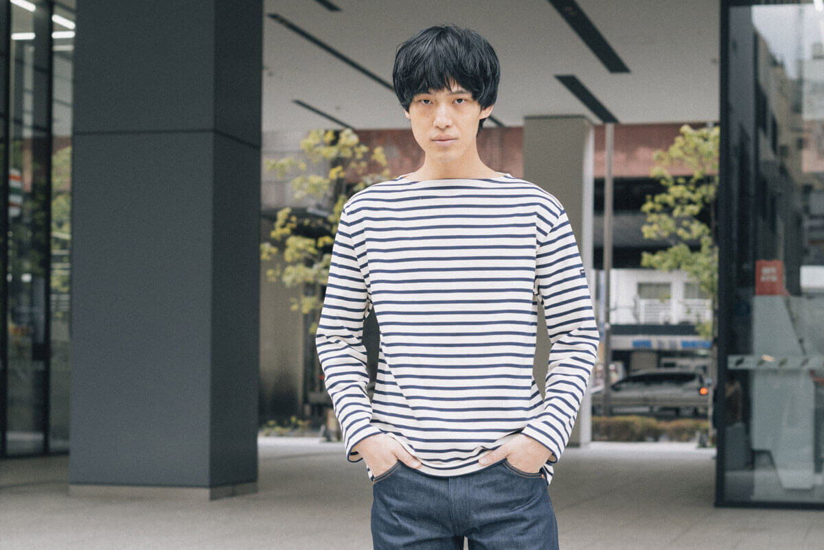 SAINT JAMES OUESSANT NAVAL PIRIAC セントジェームス ウエッソン ナバル ピリアック バスクシャツ コットンシャツ