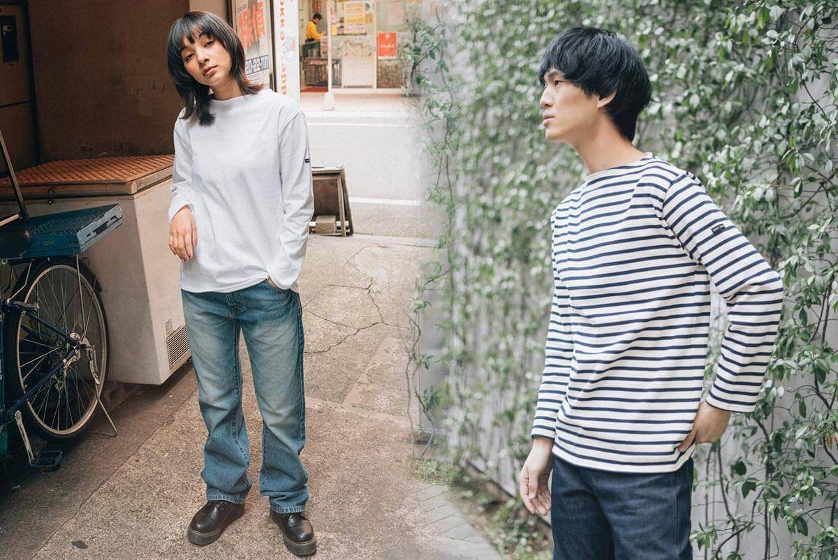 SAINT JAMES OUESSANT NAVAL PIRIAC セントジェームス ウエッソン ナバル ピリアック バスクシャツ コットンシャツ