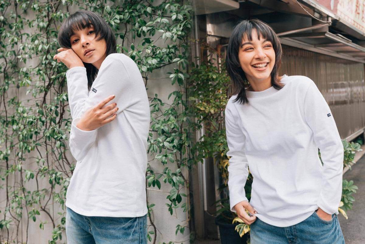 SAINT JAMES OUESSANT NAVAL PIRIAC セントジェームス ウエッソン ナバル ピリアック バスクシャツ コットンシャツ