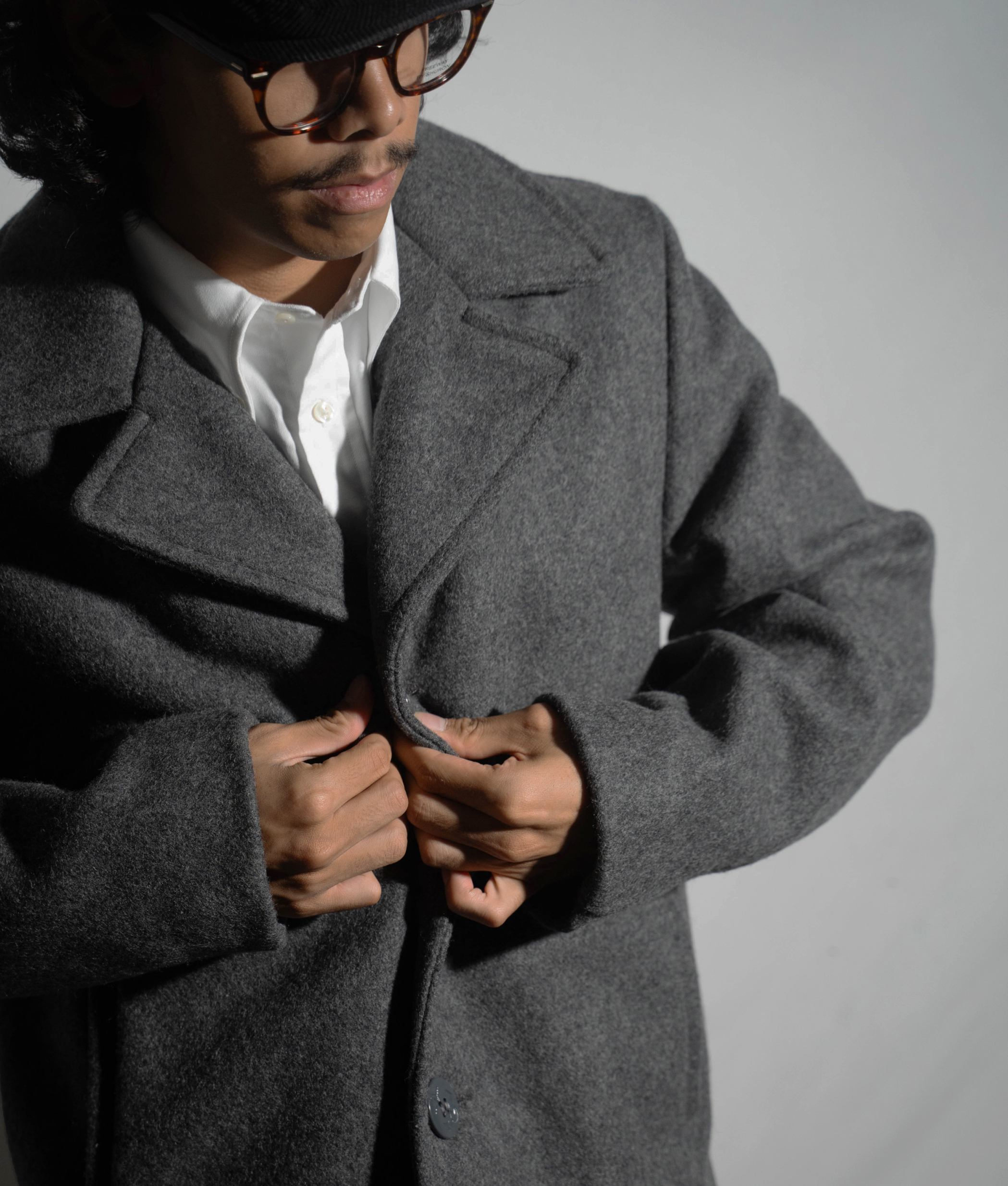 Schott 当店別注 ウールシングルピーコート