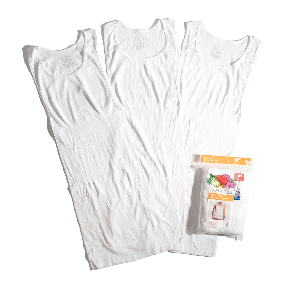 フルーツオブザルームのタンクトップが3枚並んだ画像