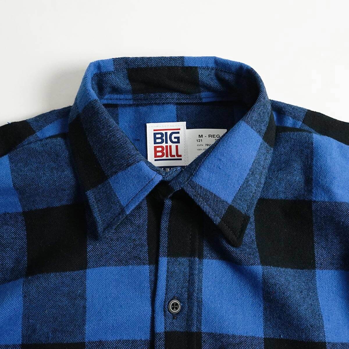 ビッグビルBIGBILL121ヘビーウェイトフランネルシャツアメリカ製カナダ製大きいサイズ
