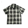 キャルトップCALTOP#2000オンブレチェック半袖フランネルシャツメンズS-XXXL米国製アメリカ製MADEINUSA