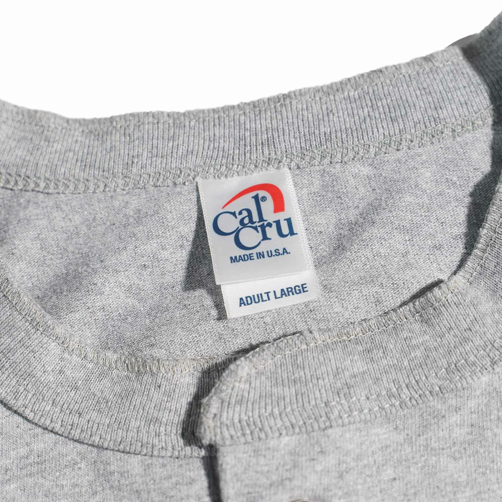 カルクルーCalCru半袖ヘンリーネックTシャツMADEINUSA