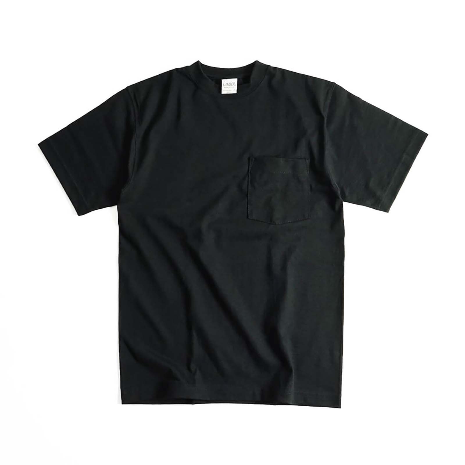 キャンバーCAMBER302マックスウェイト半袖ポケットTシャツ無地半袖厚手クルーネックMADEINUSA｜メンズアメリカ製米国製ポケTサイズSMLXL8オンス綿コットン100％BIGSIZE大きいサイズ