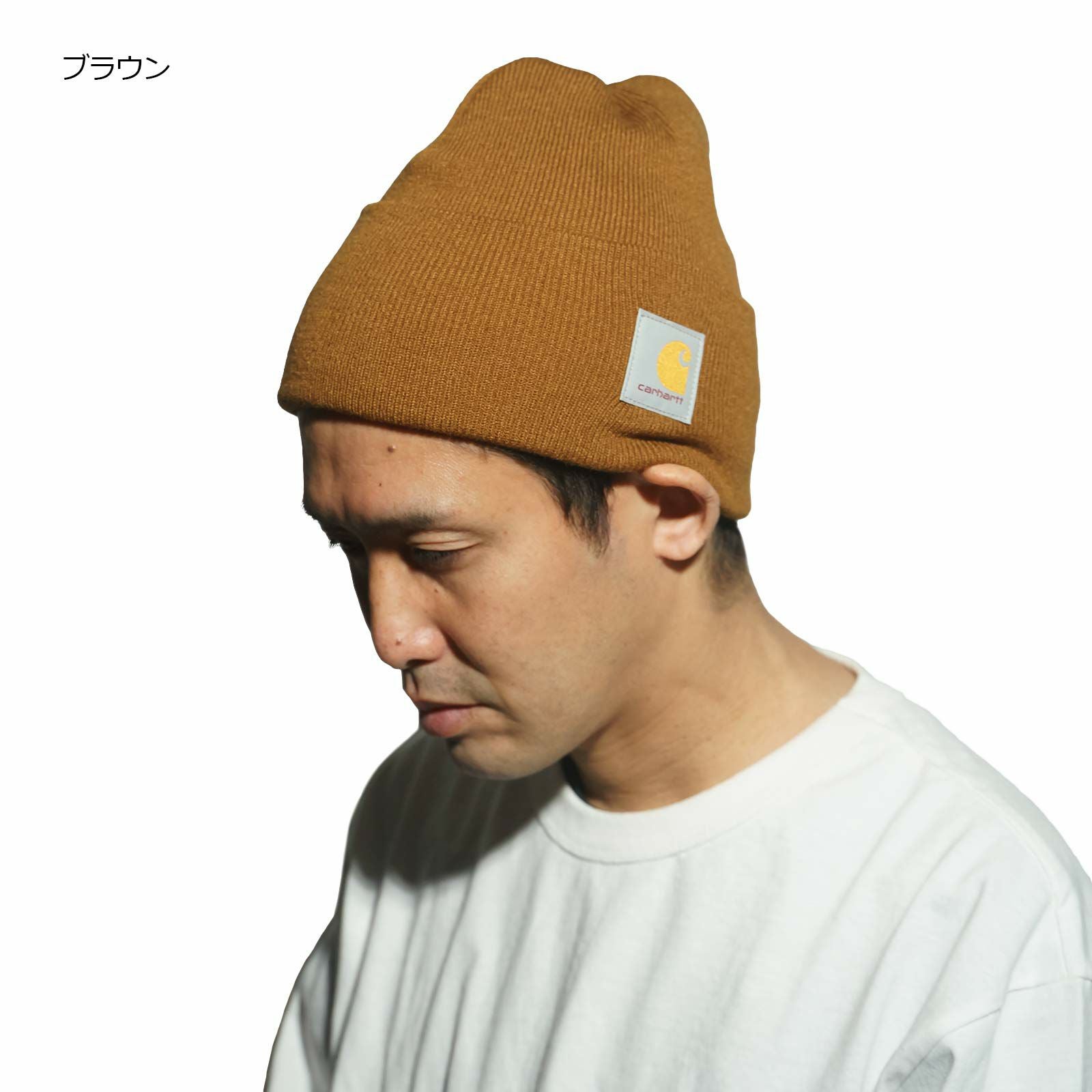 カーハートCarharttA18アクリルニットキャップ(ニットキャップ帽子ビーニーワッチ）
