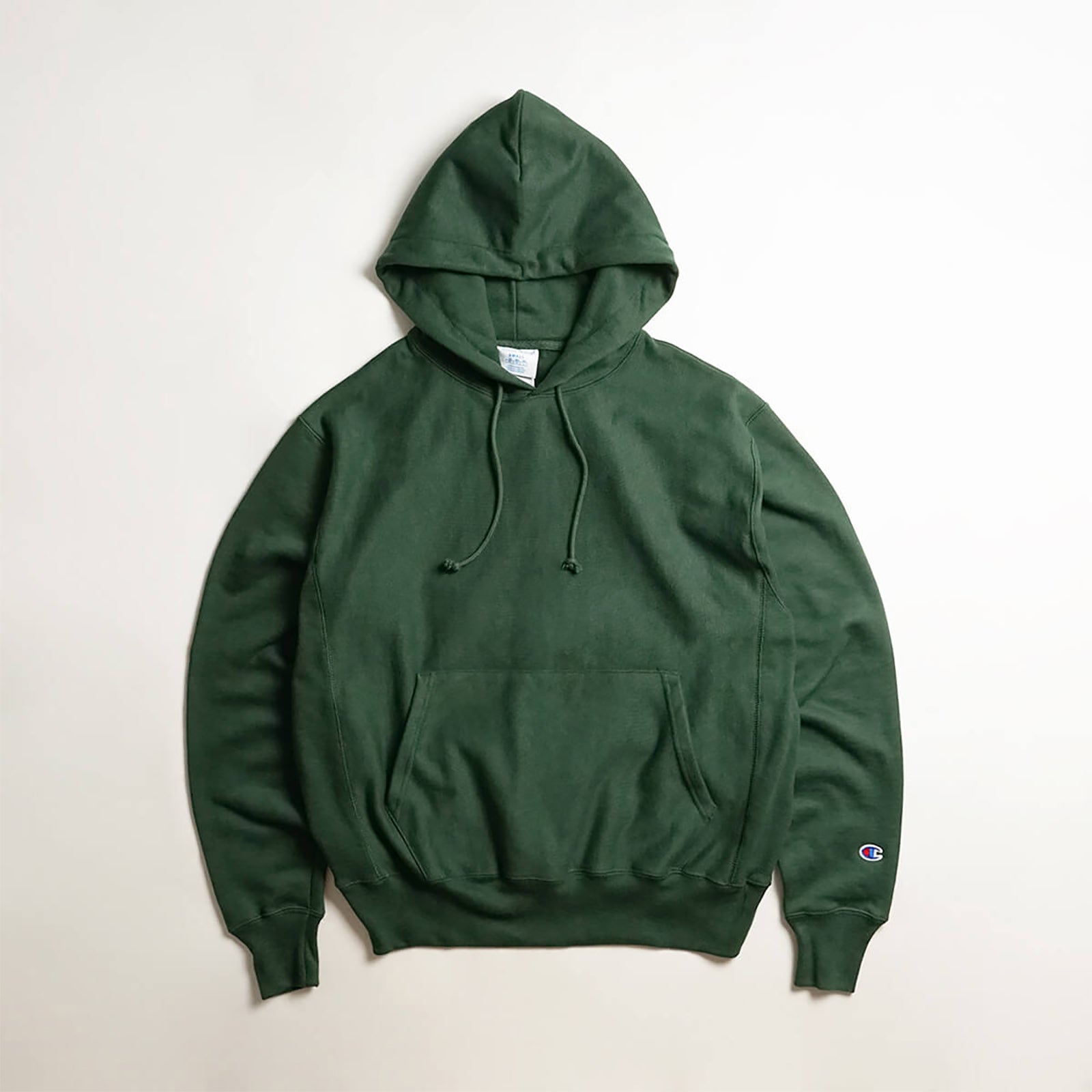 チャンピオンChampion#S101リバースウィーブプルオーバーフードスウェット単色青タグBIGSIZE
