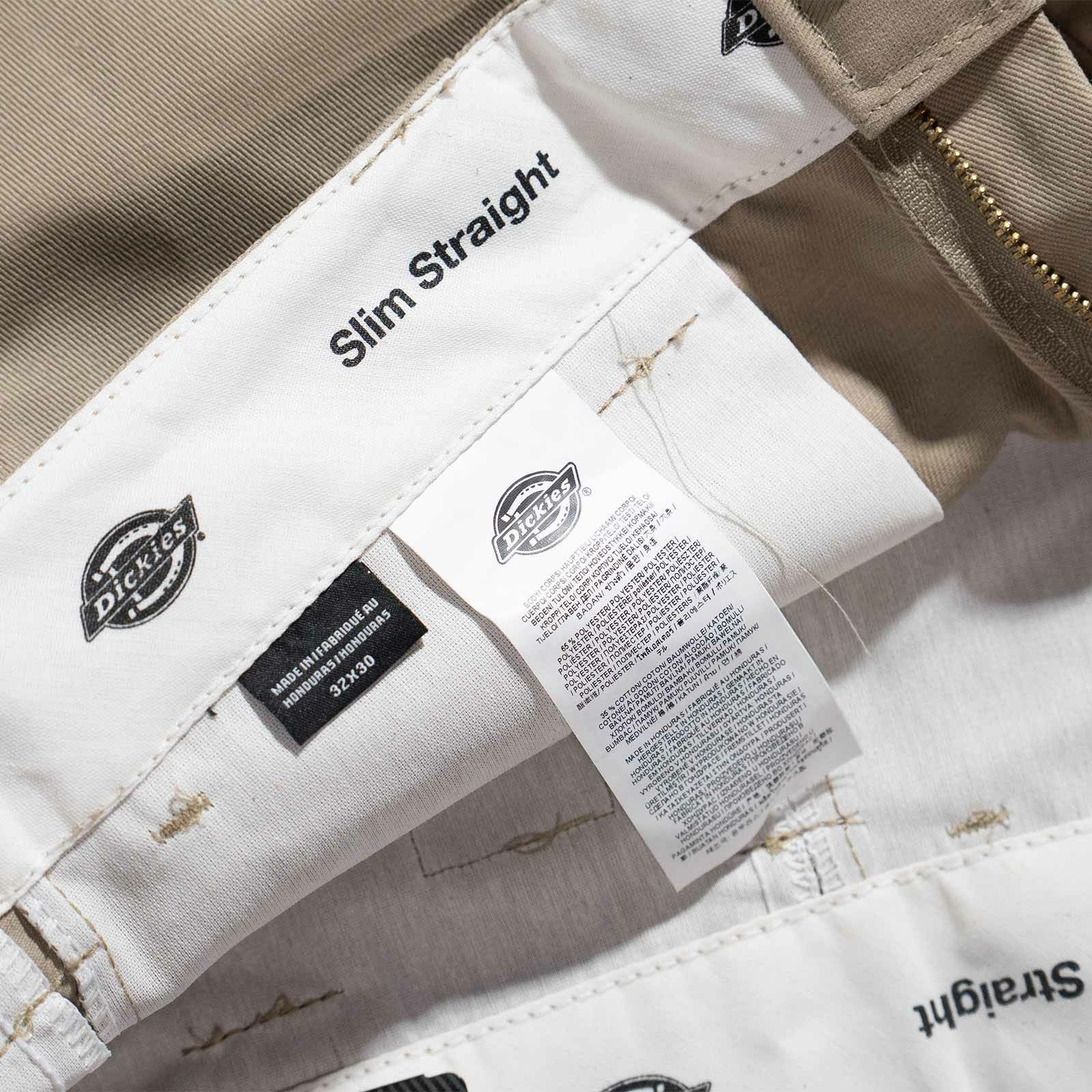 ディッキーズDickiesWP873スリムストレートワークパンツアメリカ流通モデル