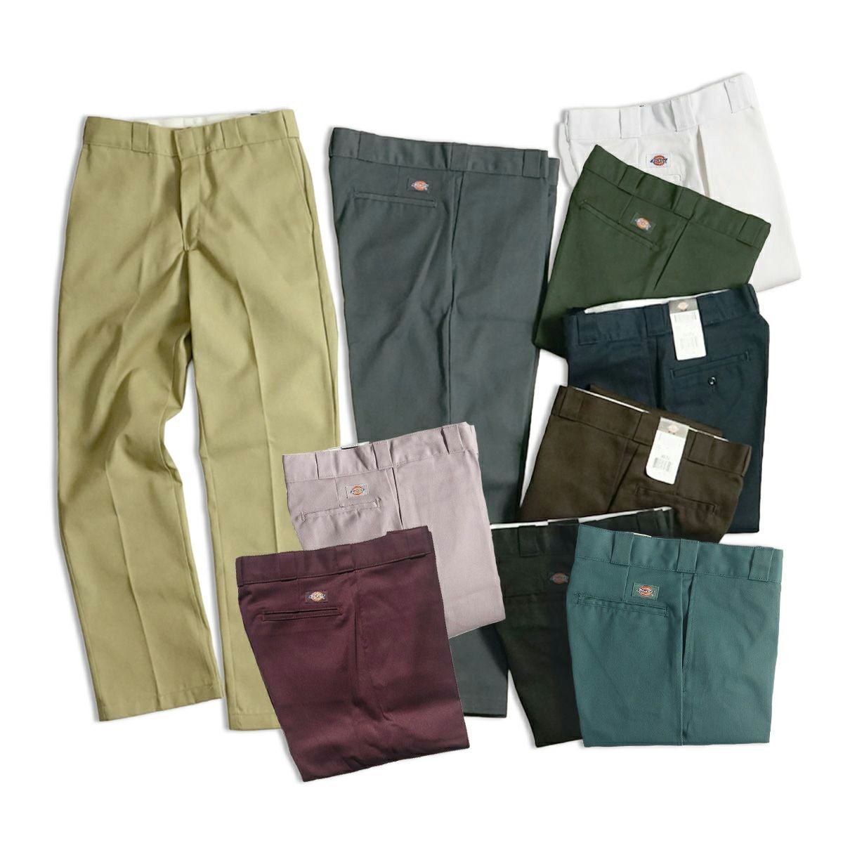USA製 ディッキーズ チビタグ dickies ワークパンツ 874 w34 BLACK］80's USA製 Dickies”ディッキーズ”874 チビタグ チノパン