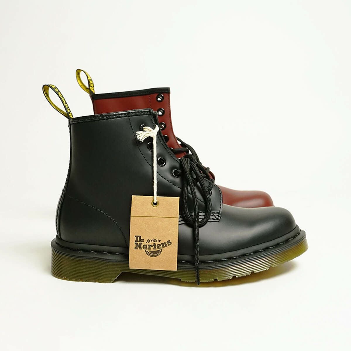 ドクターマーチン　6ホールブーツ　24cm 101 VINTAGE 6 ホール ブーツ（Made in England）(UK5 BLACK): Dr
