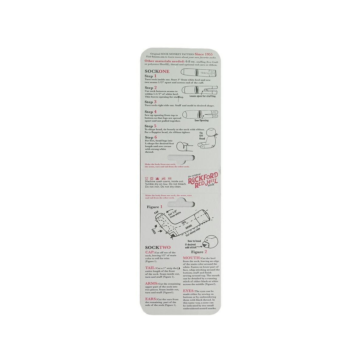 【返品不可】フォックスリバーFOXRIVERレッドヒールソックス(アメリカ製米国製ORIGINALROCKFORDREDHEELSOCKSソックモンキー）