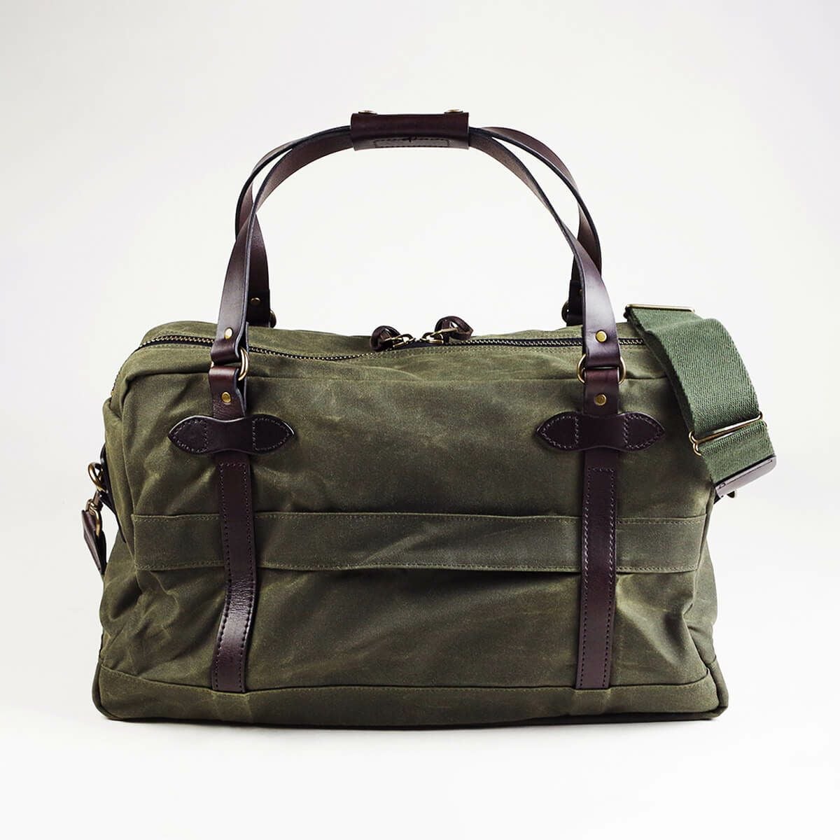 フィルソンFILSON48アワーダッフルバッグ｜メンズボストンバッグショルダーバッグ鞄かばん48-HOURDUFFLE15オンスオイルドキャンバスブライドルレザーハンドル着脱可能なショルダーストラップ付属旅行出張