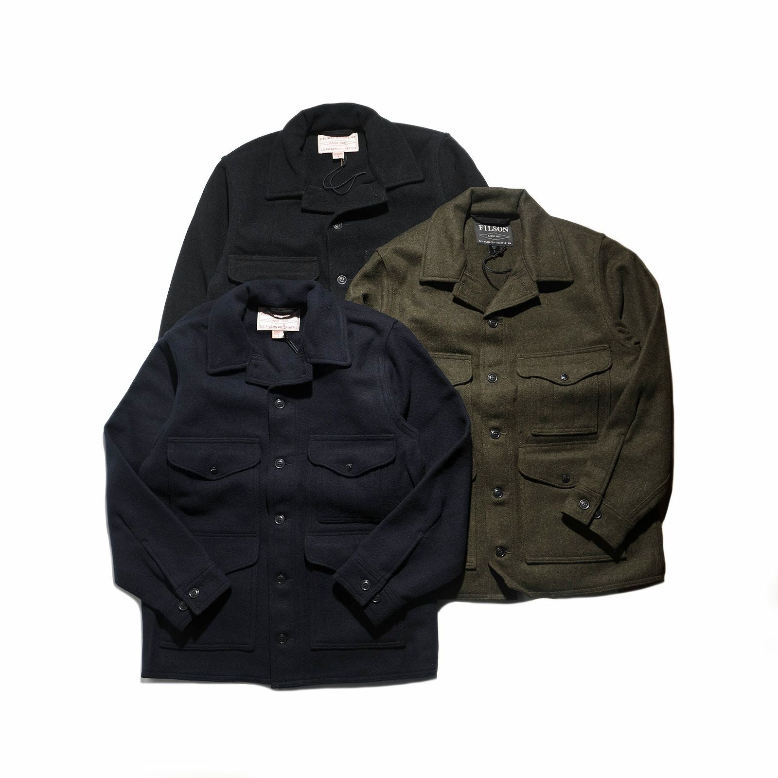 フィルソン FILSON ウールコート マッキーノ クルーザー ソリッド