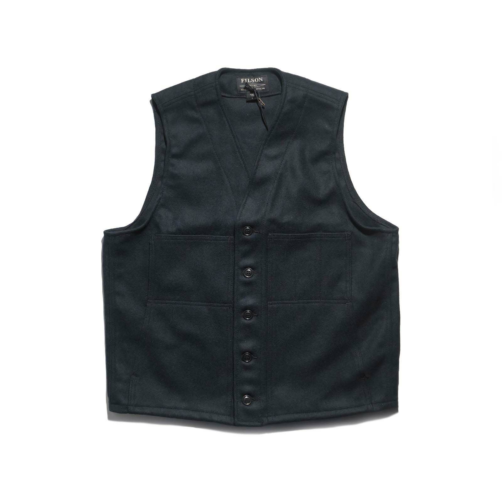 フィルソンFILSONマッキーノウールベストソリッドカラー