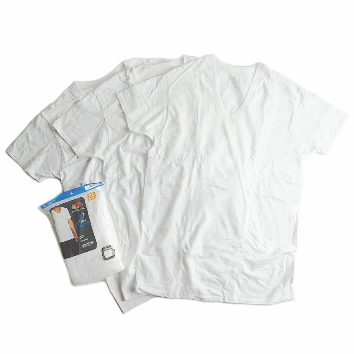 FRUIT OF THE ROOM×HOLIDAY パックT FRUIT OF THE LOOM】(フルーツオブザルーム) PLAIN 3PACK TEE / 無地T