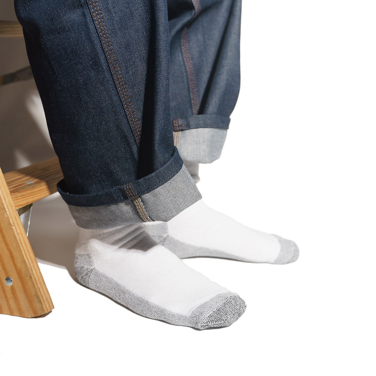 【返品不可】フルーツオブザルームFRUITOFTHELOOM6パッククッションクルーソックスホワイト(6PACKCUSHIONEDCREWSOCKS）