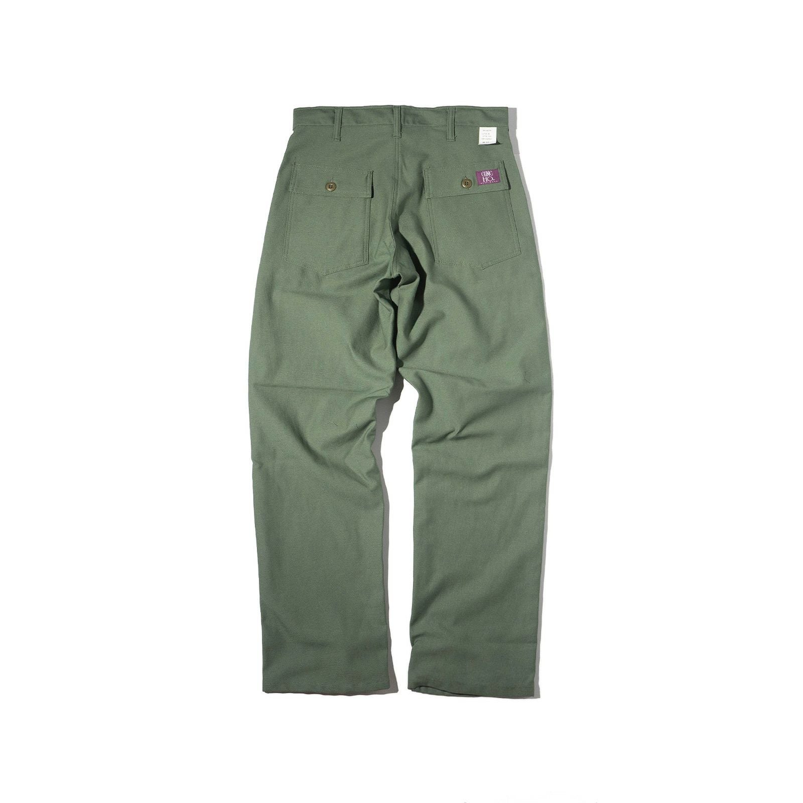 ガンホーGUNGHOベイカーパンツバックサテンキャンプファティーグトラウザーオリーブ