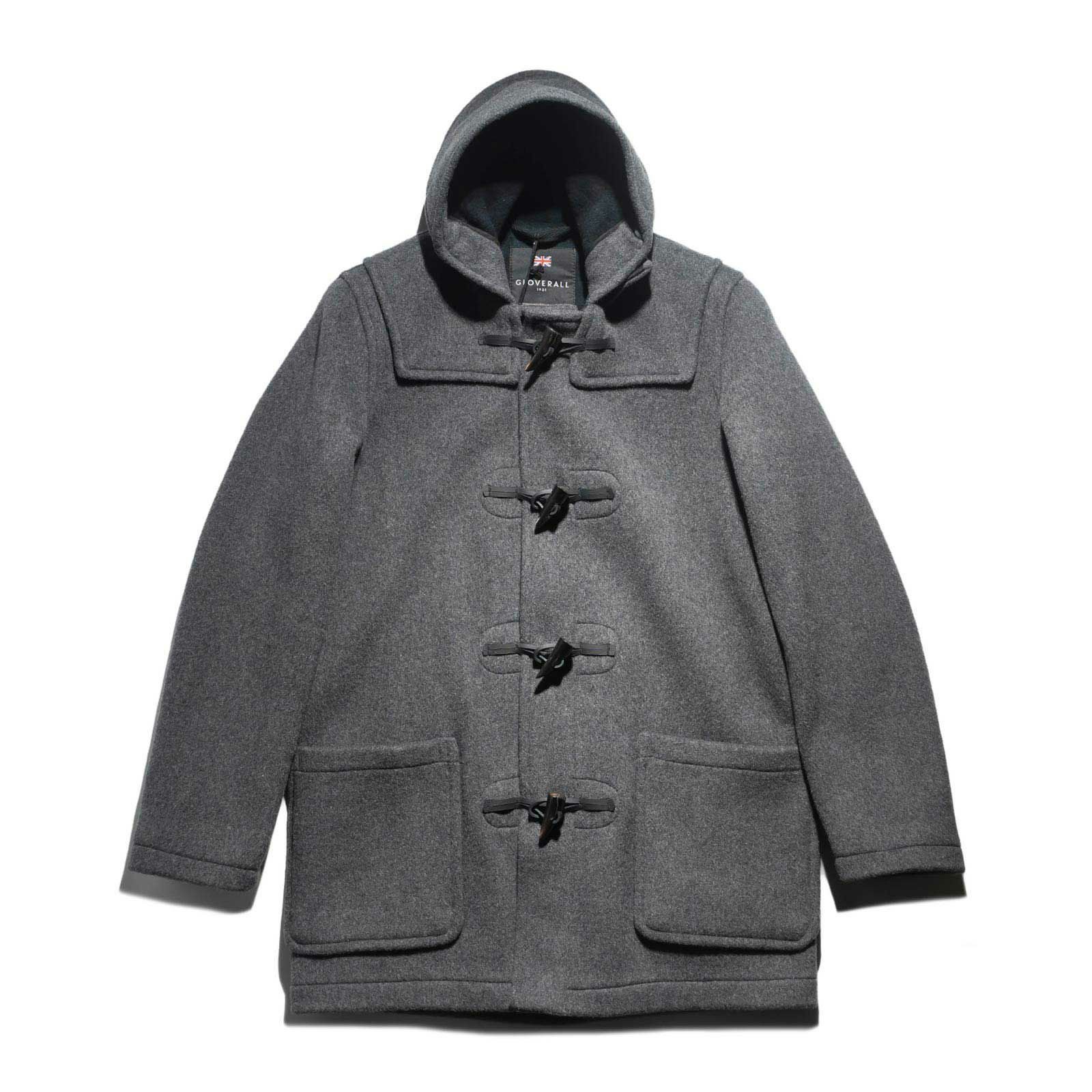 グローバーオールGLOVERALLMC3251ミッドレングスダッフルコート防寒英国製メンズハーフショート