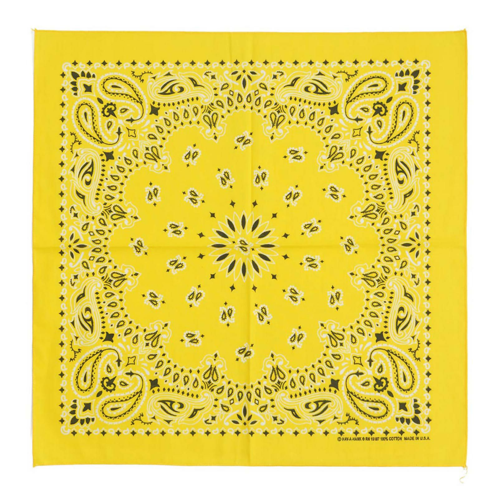 ハバハンクHAV-A-HANKバンダナアメリカ製トラディショナルペイズリーメンズレディースユニセックス男女兼用MADEINUSA綿100％コットン｜ハブアハンクハンカチ代わりにも赤白黒