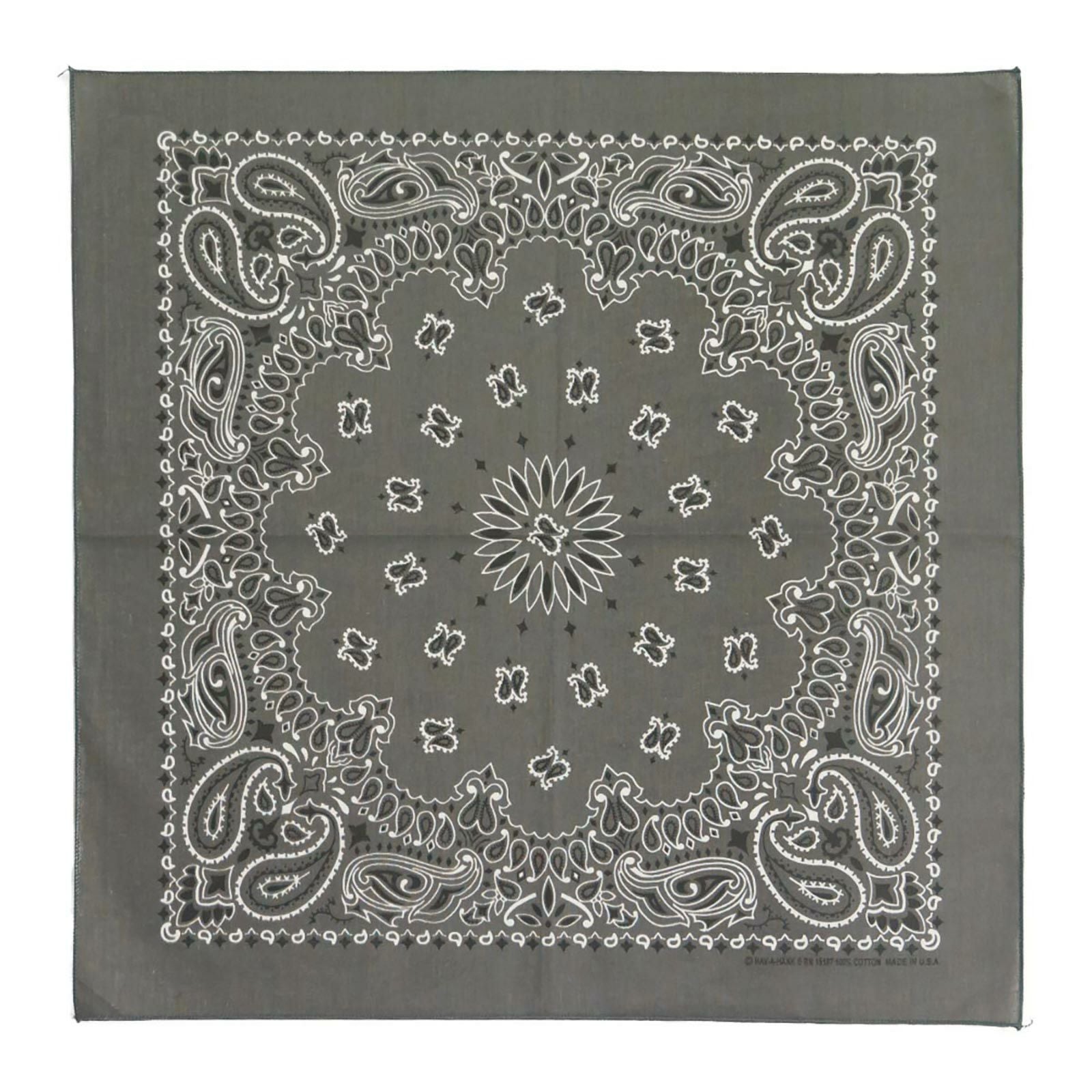 ハブアハンクHAV-A-HANKバンダナハバハンクアメリカ製トラディショナルペイズリーメンズレディースユニセックス男女兼用MADEINUSA綿100％コットン｜ハンカチ代わりにも赤白黒