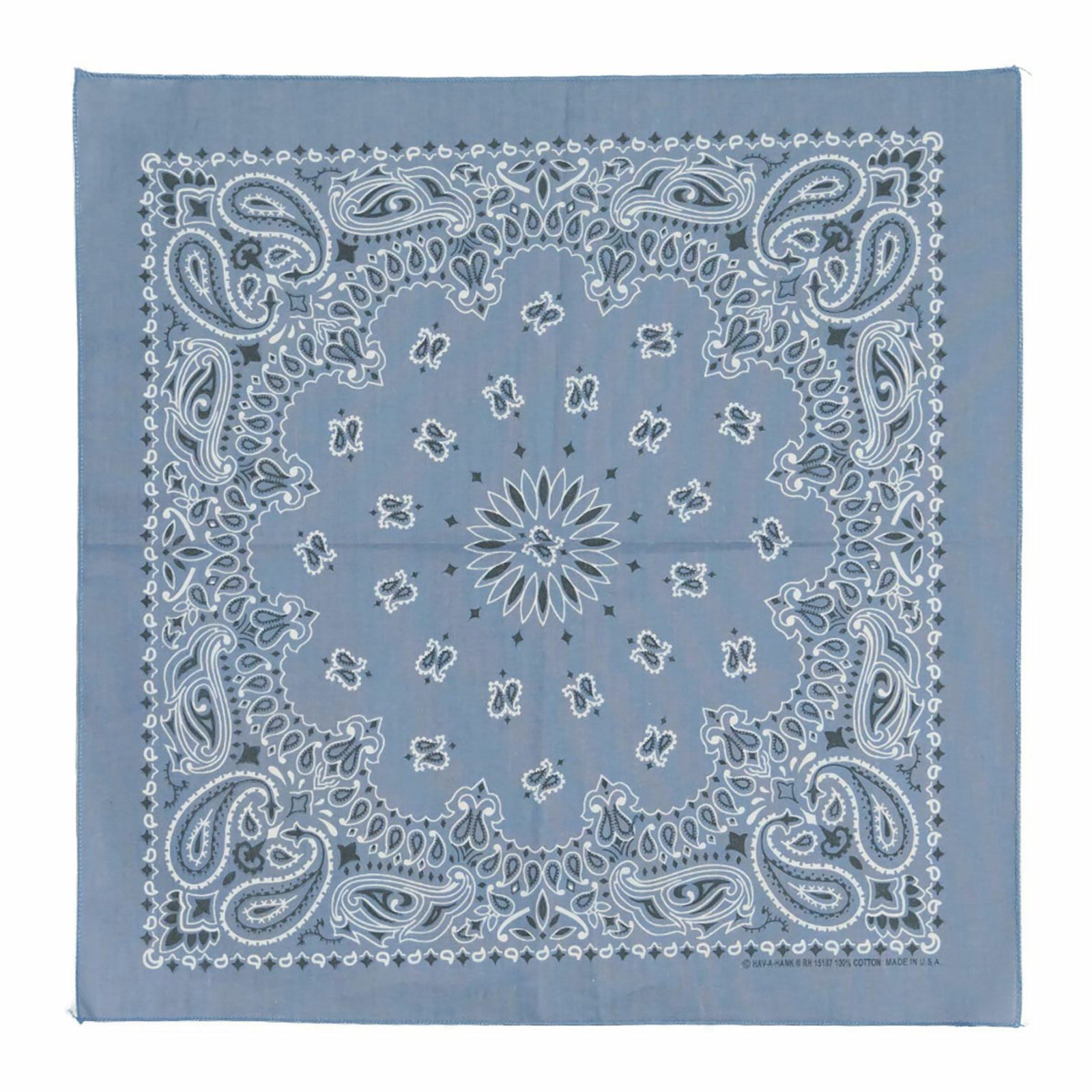ハブアハンクHAV-A-HANKバンダナハバハンクアメリカ製トラディショナルペイズリーメンズレディースユニセックス男女兼用MADEINUSA綿100％コットン｜ハンカチ代わりにも赤白黒