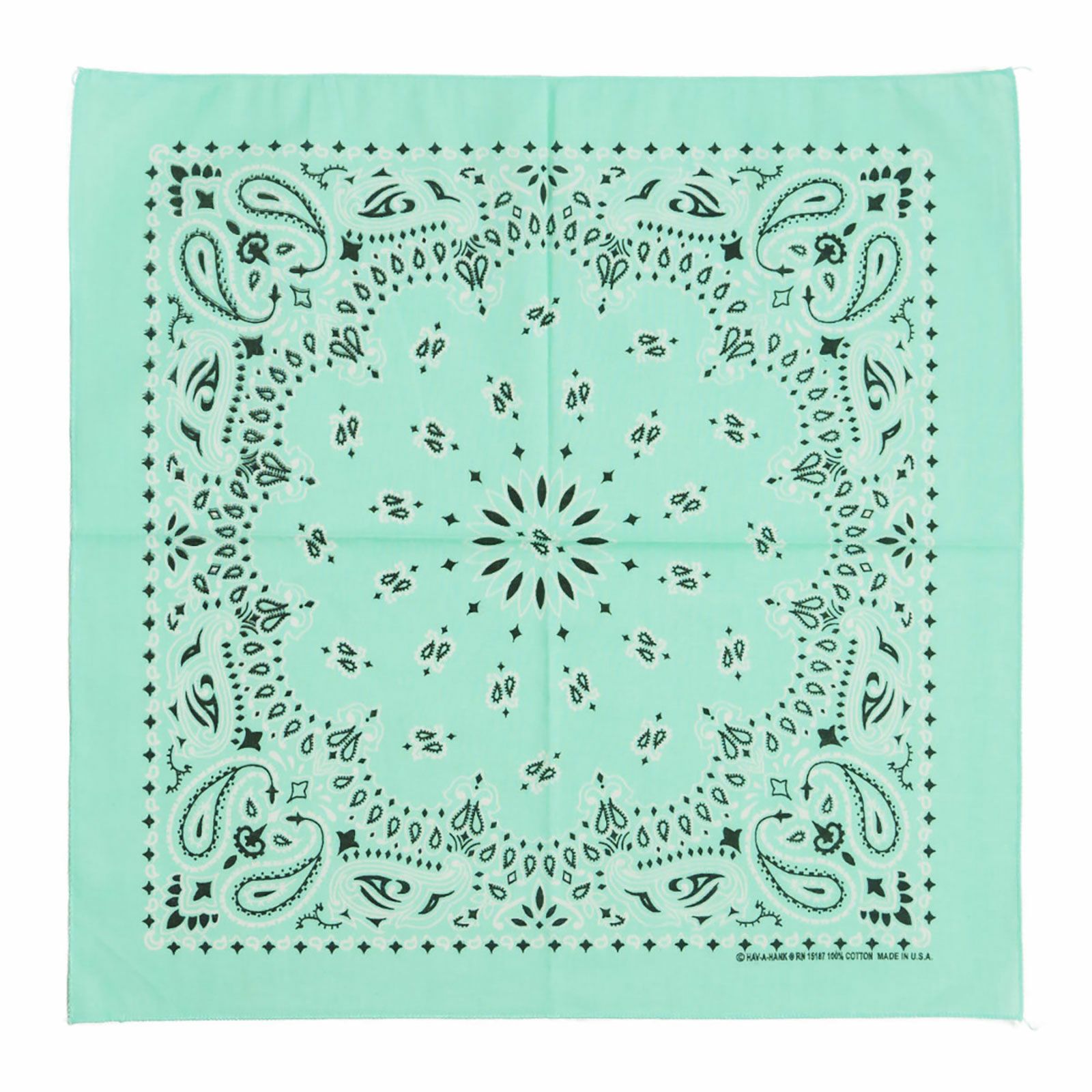 ハブアハンクHAV-A-HANKバンダナハバハンクアメリカ製トラディショナルペイズリーメンズレディースユニセックス男女兼用MADEINUSA綿100％コットン｜ハンカチ代わりにも赤白黒