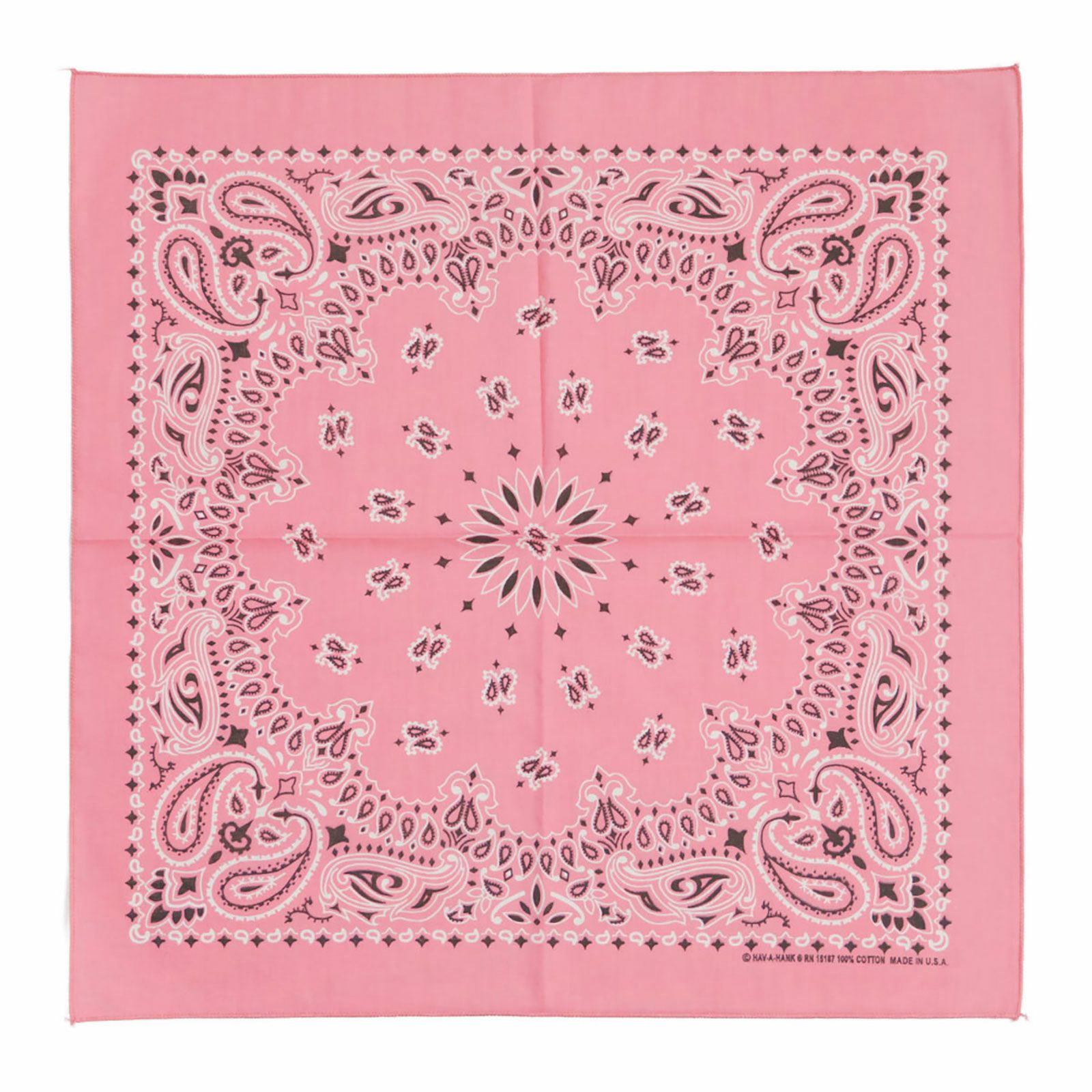 ハブアハンクHAV-A-HANKバンダナハバハンクアメリカ製トラディショナルペイズリーメンズレディースユニセックス男女兼用MADEINUSA綿100％コットン｜ハンカチ代わりにも赤白黒