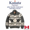 カナタKANATAカウチンセーター6プライウールダブルイーグルチャコールグレー(父の日カスタムメイド当店別注モデルカナダ製）