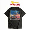 インアンドアウトバーガー半袖Tシャツ2018ハリウッドクルージングブラック