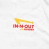 インアンドアウトバーガー半袖Tシャツメニューホワイト