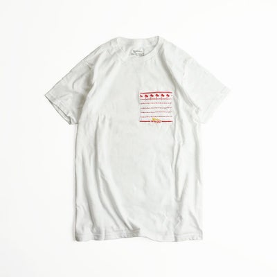 インアンドアウトバーガー半袖ポケットTシャツホワイト