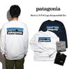パタゴニアpatagonia長袖TシャツP-6ロゴレスポンシビリティー