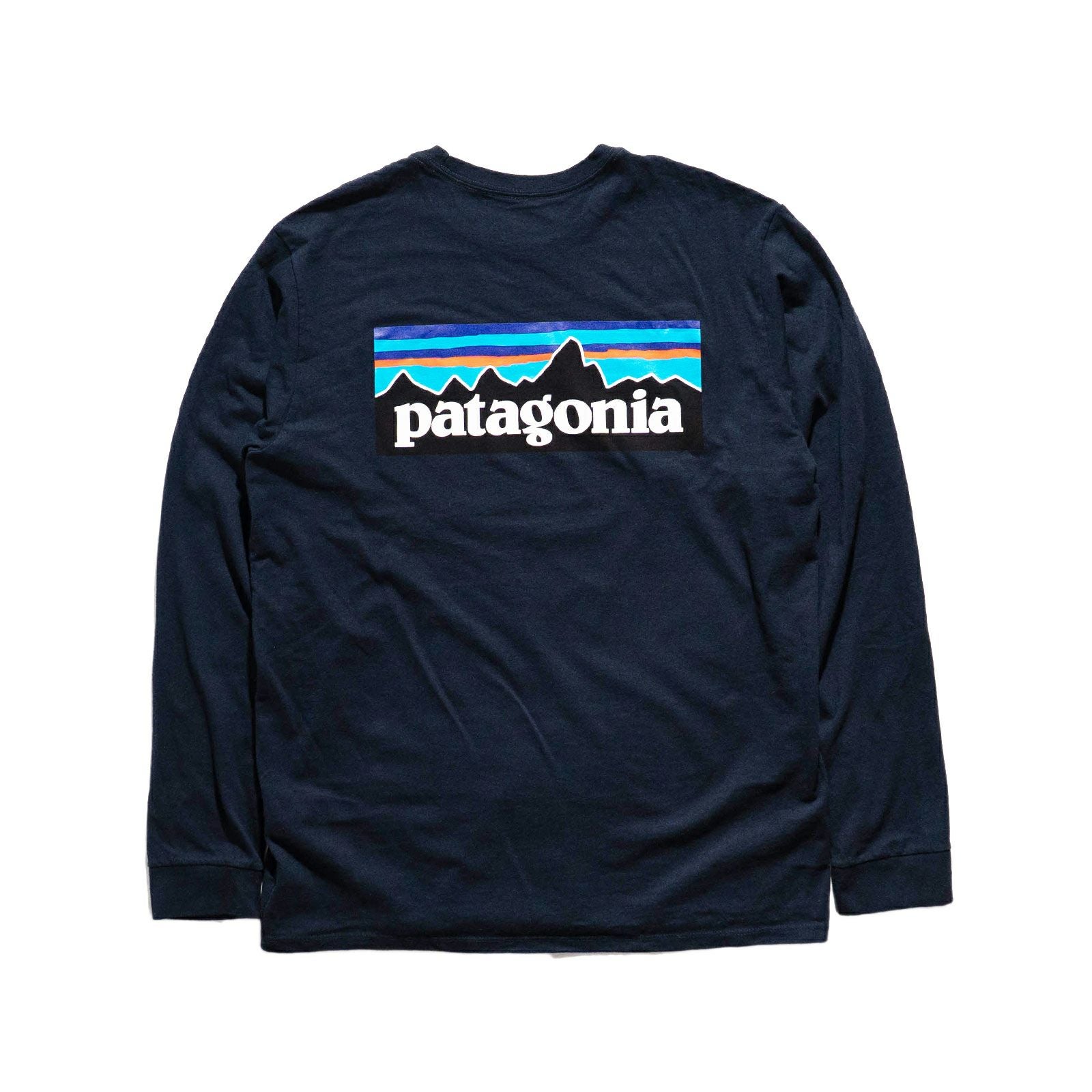 パタゴニアpatagonia長袖TシャツP-6ロゴレスポンシビリティー