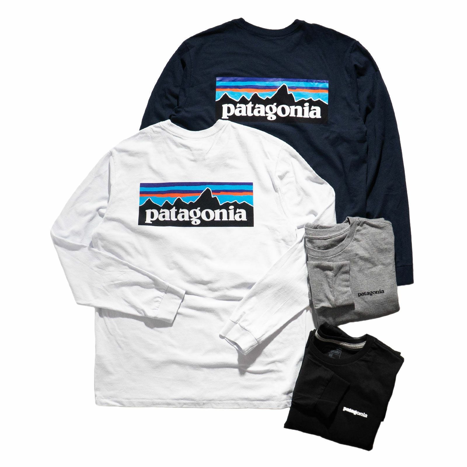 パタゴニア patagonia 長袖 Tシャツ P-6 ロゴ レスポンシビリティー