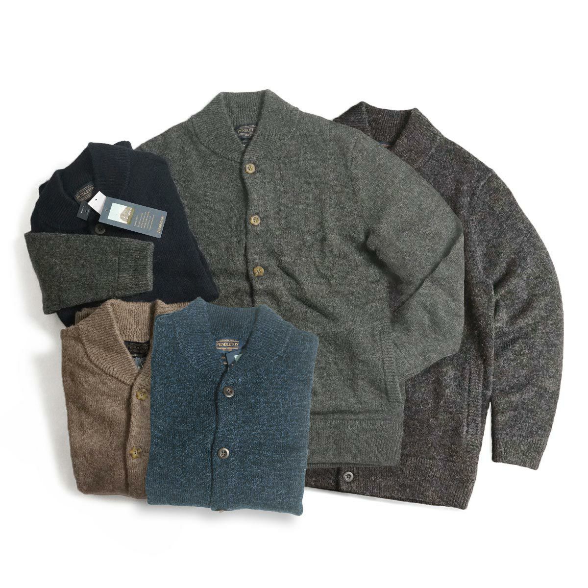 ペンドルトン PENDLETON ウールセーター シェットランドカーディガン