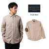ペンドルトンPENDLETON長袖ウールシャツクラッシックトレイルシャツ(CLASSICTRAILSHIRTBLACKSOLIDエルボーパッチ）