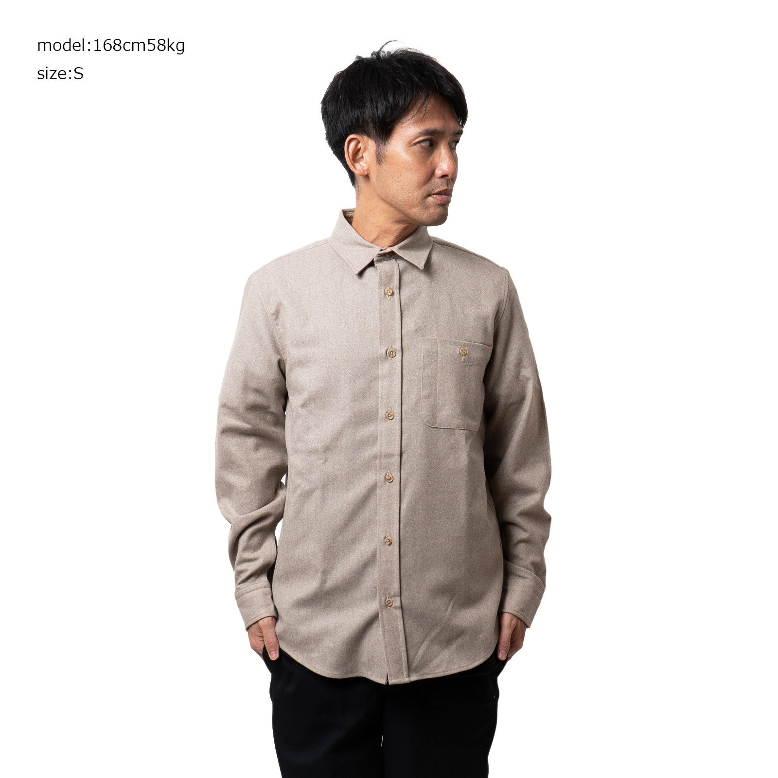 ペンドルトンPENDLETON長袖ウールシャツクラッシックトレイルシャツ(CLASSICTRAILSHIRTBLACKSOLIDエルボーパッチ）