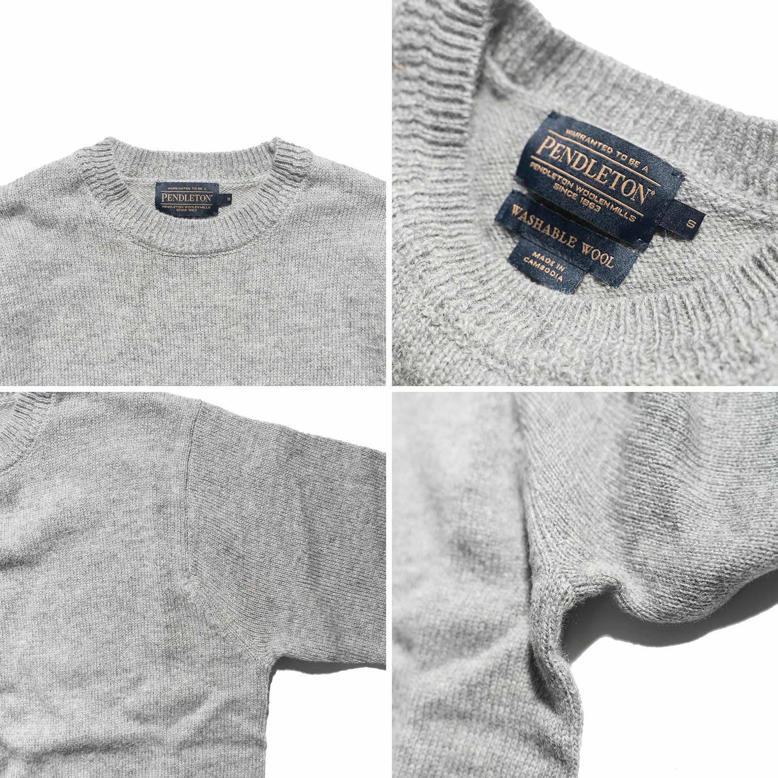 ペンドルトンPENDLETONウールセーターシェットランドクルーネック