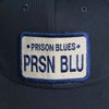 プリズンブルースPRISONBLUESロゴベースボールキャップネイビー