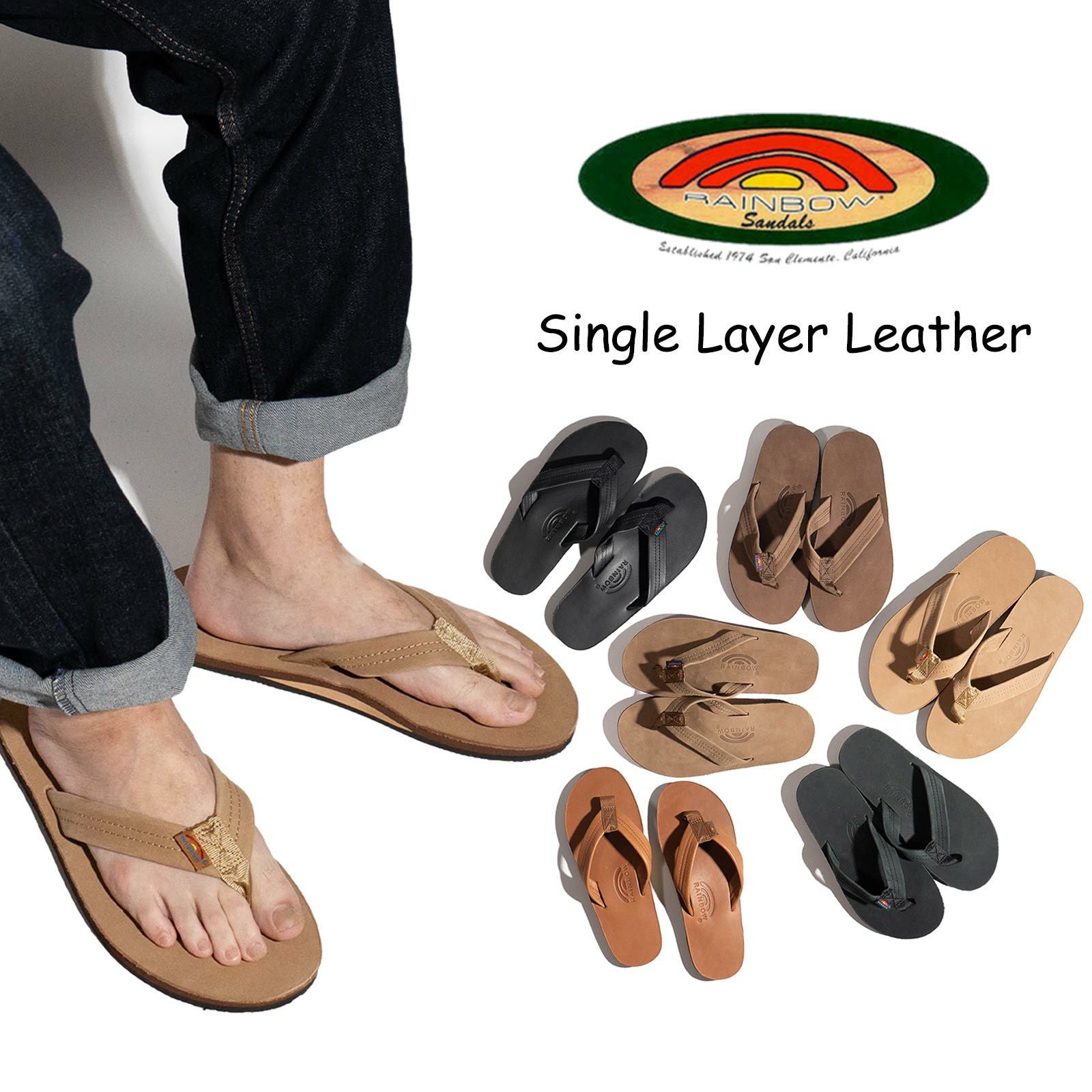 レインボーサンダルRAINBOWSANDALSレザーサンダル301ALTSシングルレイヤークラッシック/プレミアムレザー