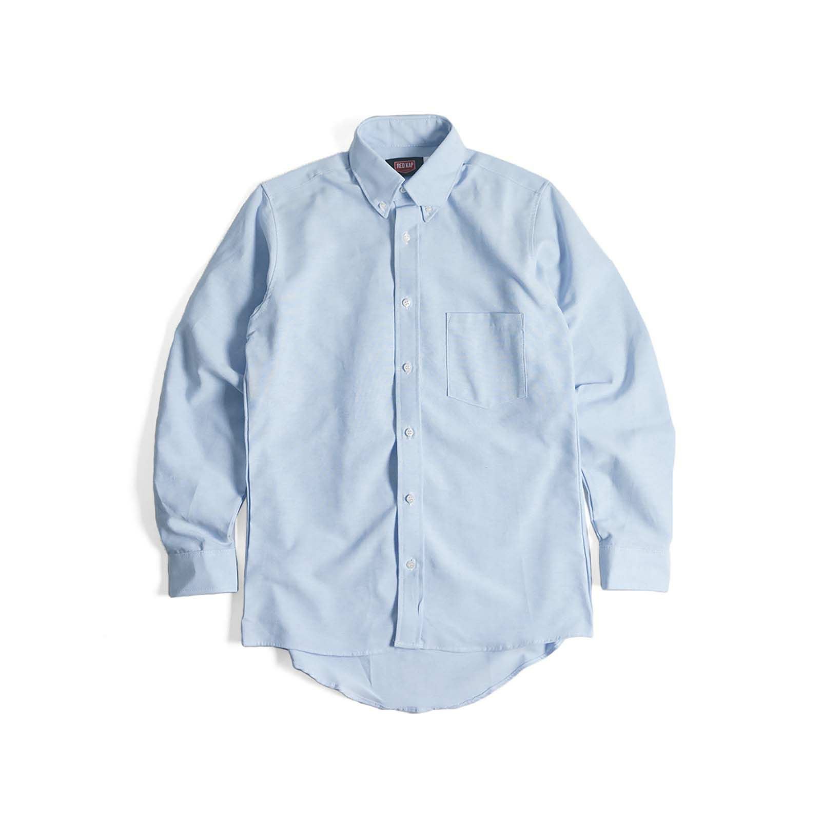 レッドキャップREDKAP#SR70長袖オックスフォードドレスシャツEXECUTIVEOXFORDDRESSSHIRT｜メンズオックスシャツシンプルボタンダウンシワ防止加工汚れにくいホワイトグレーブルー白無地